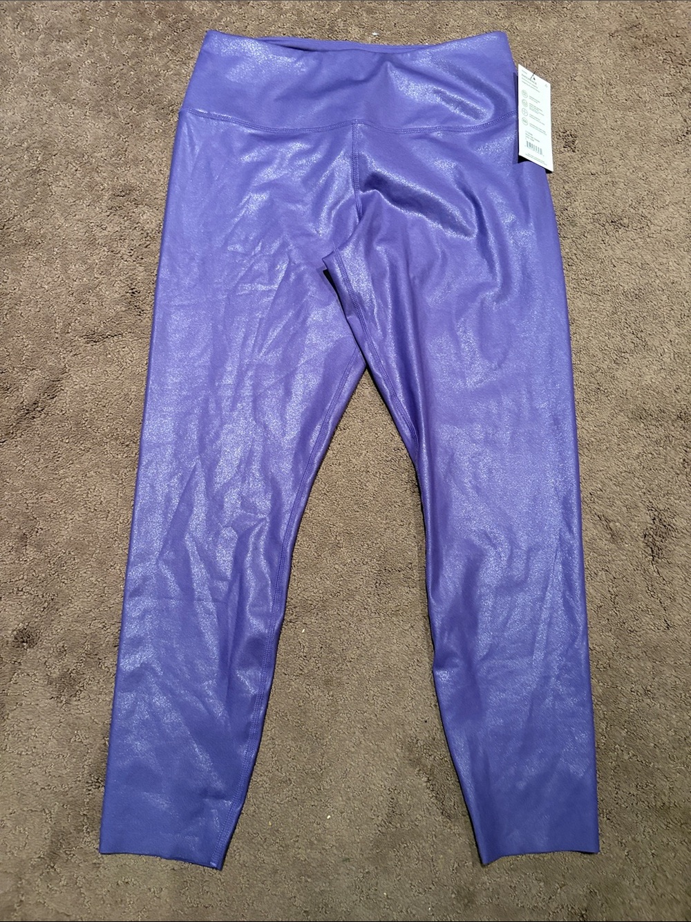 MPG Shimmer Purple Leggings